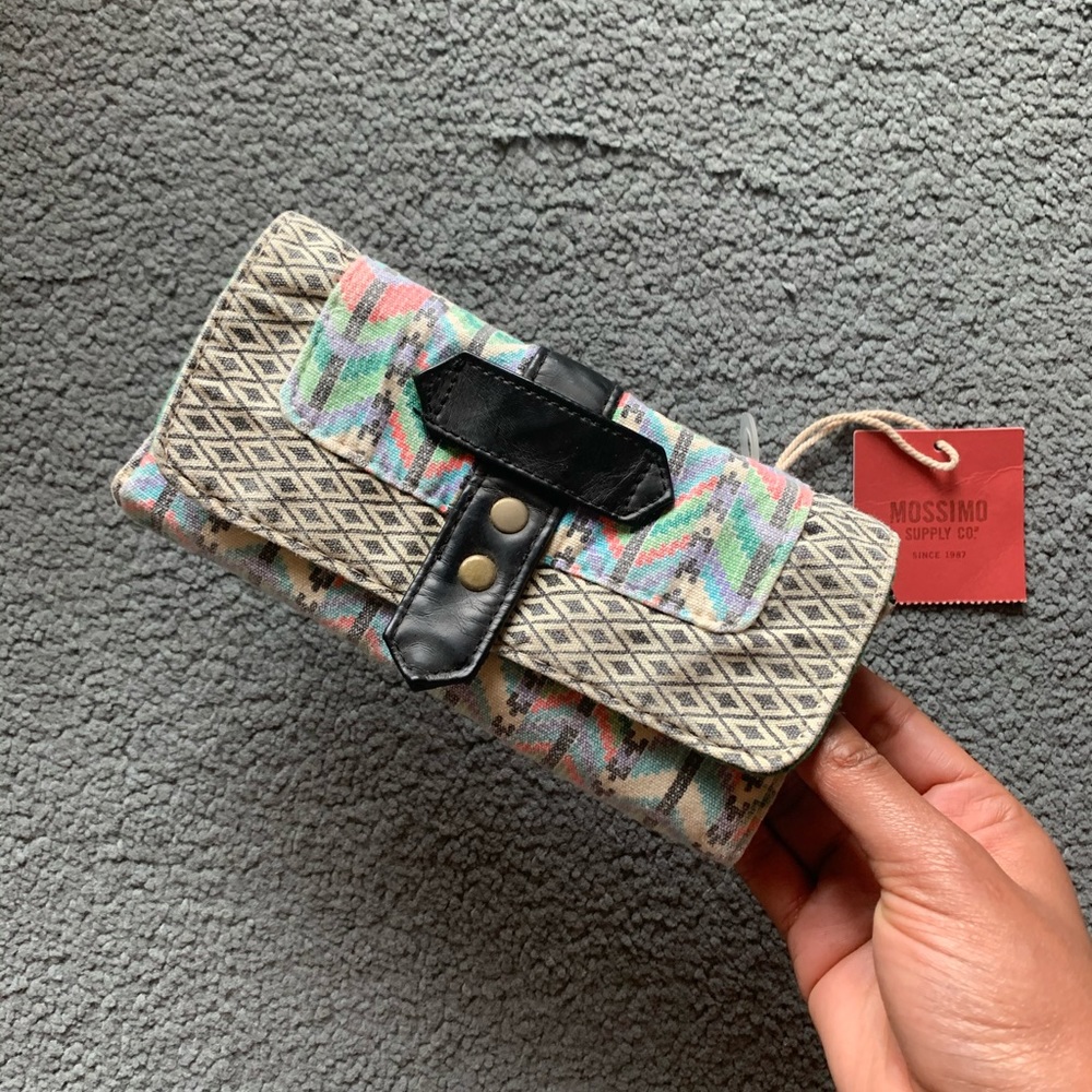 Target colorful patterned cloth wallet